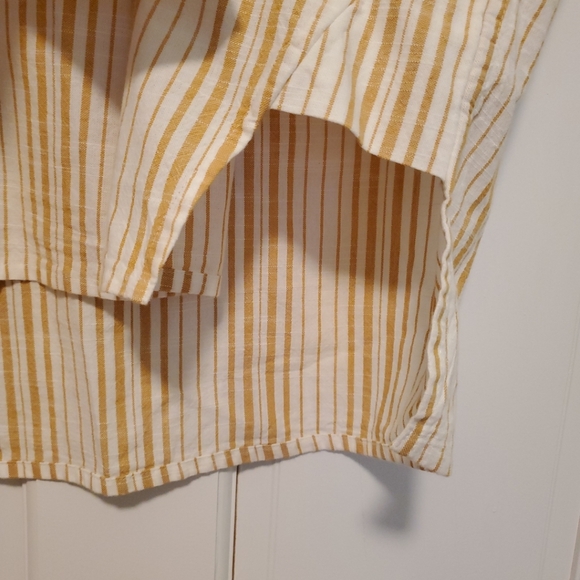 NWT French Connection Women's Striped Long Sleeve Cotton Shirt XXL - Picture 4 of 7